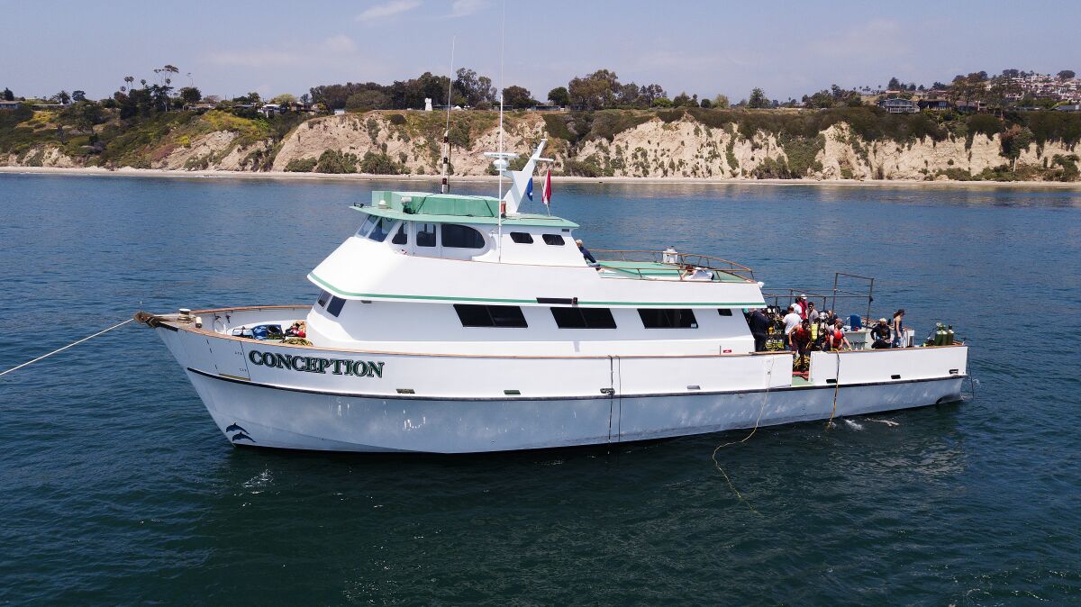 The Conception, which burned early Monday, killing 34 people in California's worst maritime fire in recent history, followed a common design for dive boats.