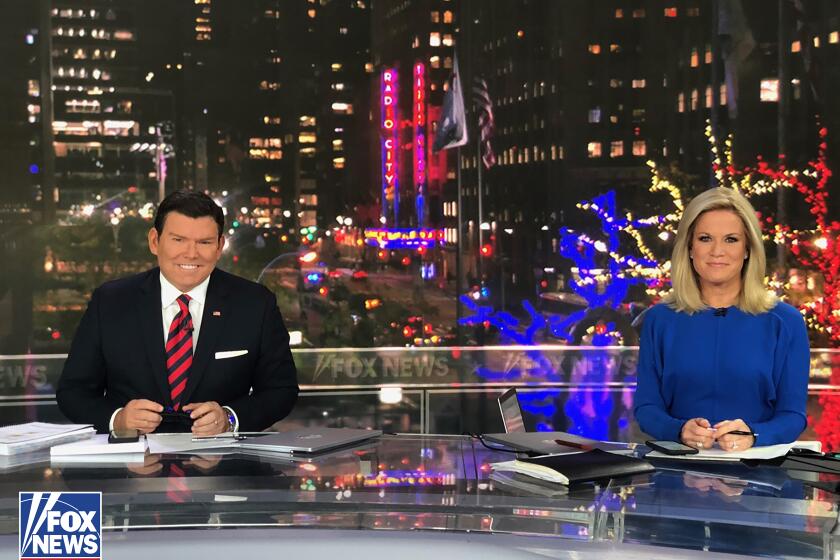 Fox News election night anchors Bret Baier and Martha MacCallum.