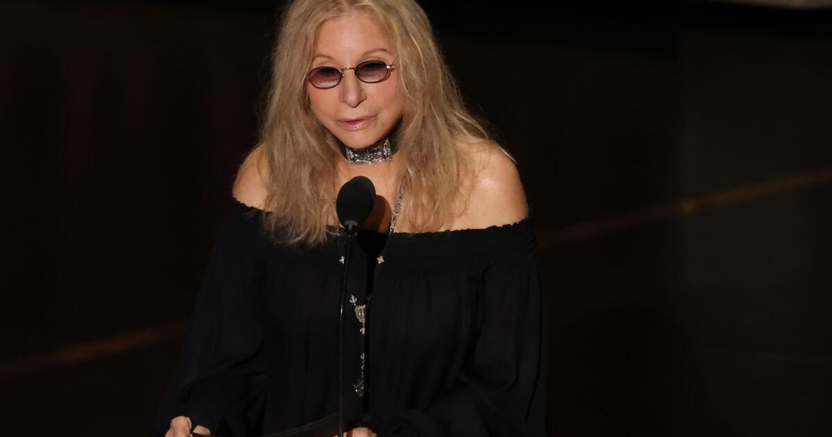 Barbra Streisand honors Robert Redford during tearful Oscars performance