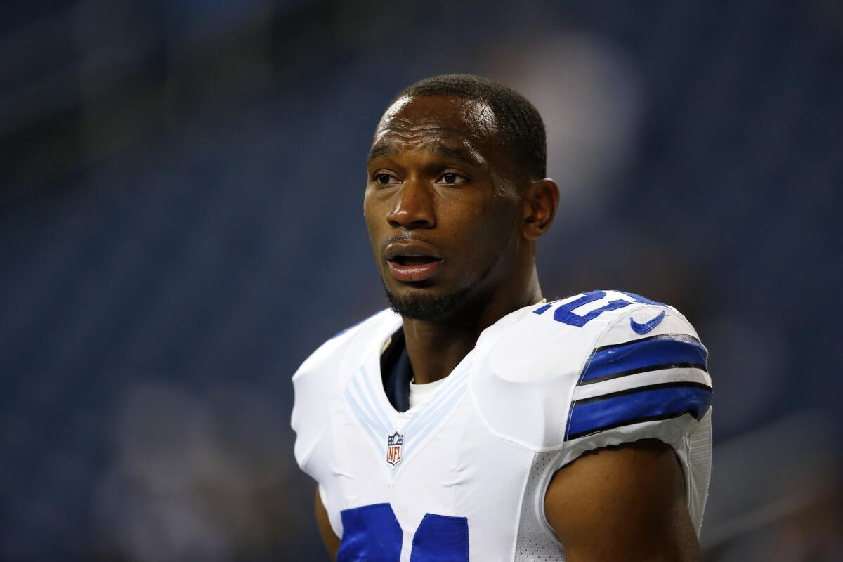 Dallas Cowboys running back Joseph Randle was booked into the Frisco, Texas, city jail following his arrest on suspicion of shoplifting.