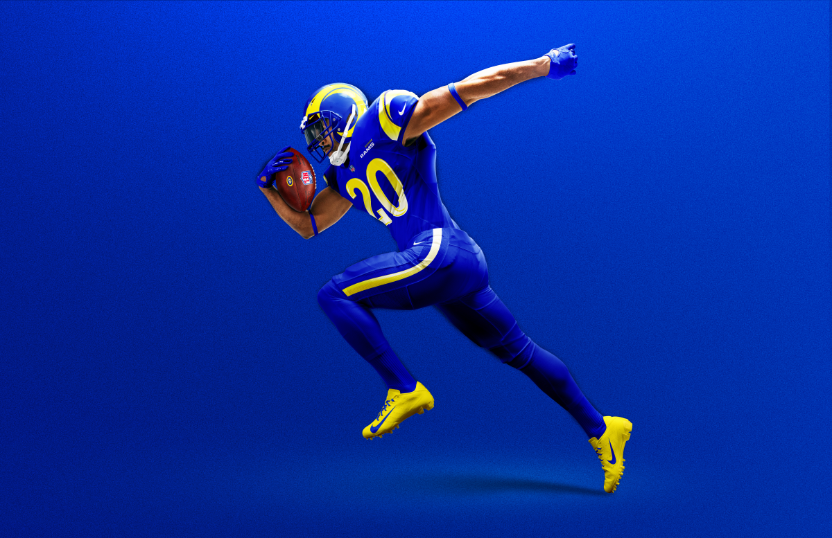 One of the Rams uniform combinations for the 2020 season.