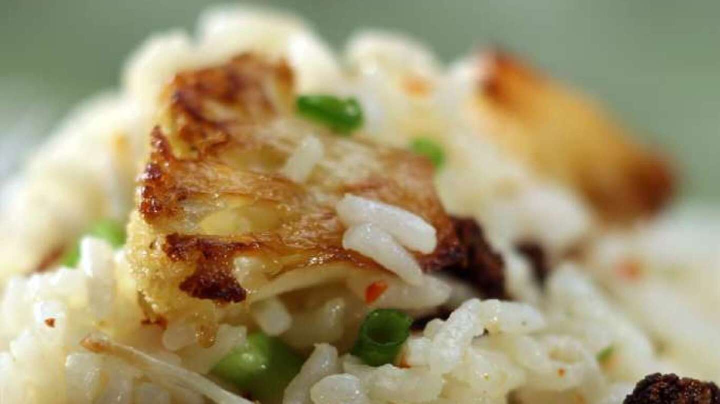 Ad Hoc's rice with roasted cauliflower