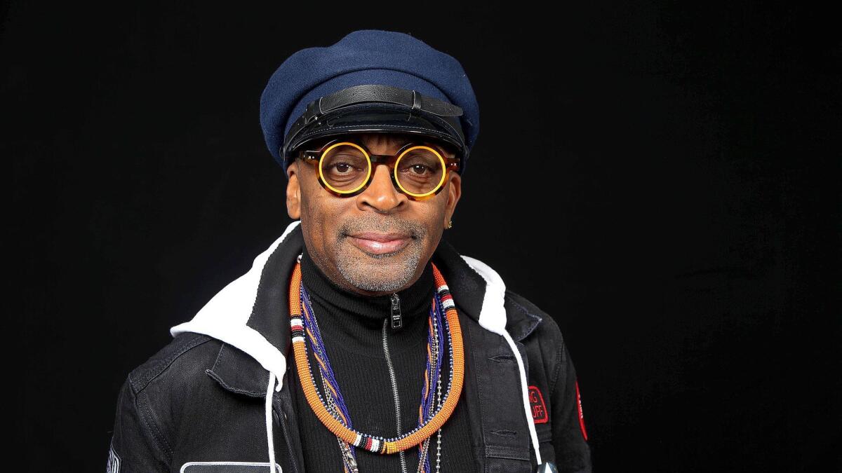 Spike Lee is nominated for a director Oscar for "BlacKkKlansman," which is nominated for best picture.