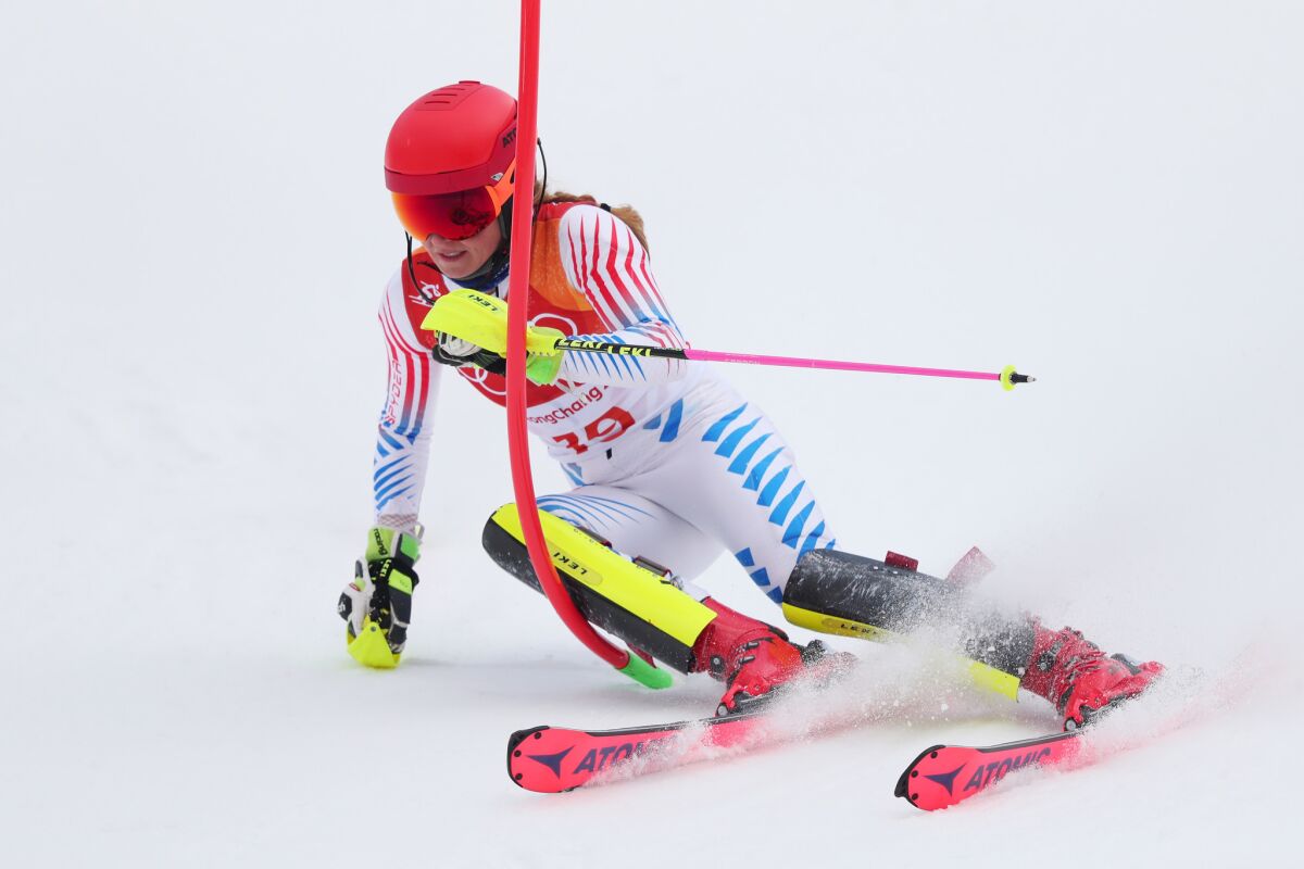 Mikaela Shiffrin added a silver to her earlier gold in the slalom.