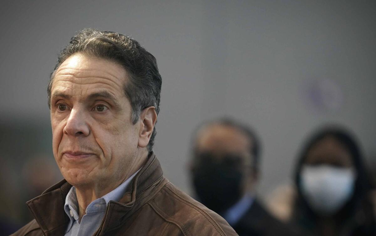 New York Gov. Andrew Cuomo