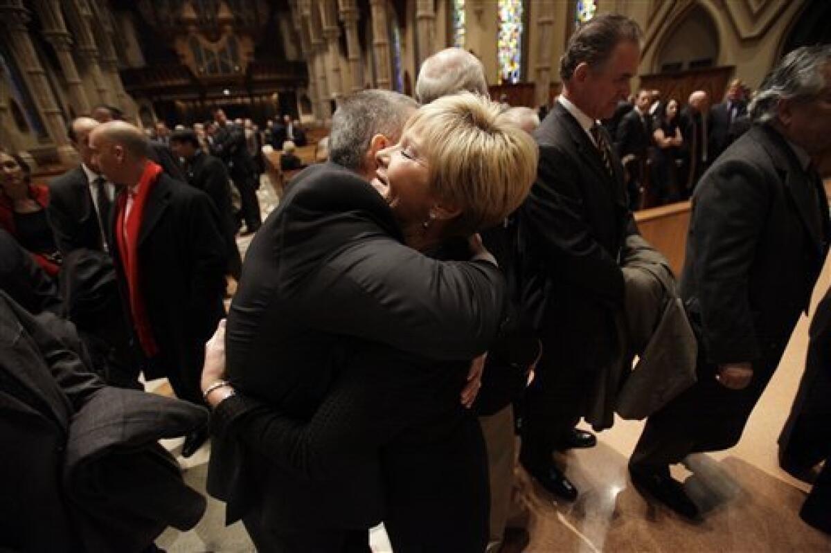Images: Ron Santo visitation at Holy Name Cathedral