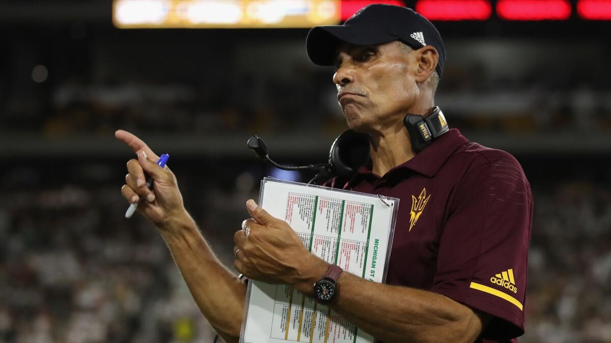 Herm Edwards has silenced the skepics so far with a 2-0 start at Arizona State.