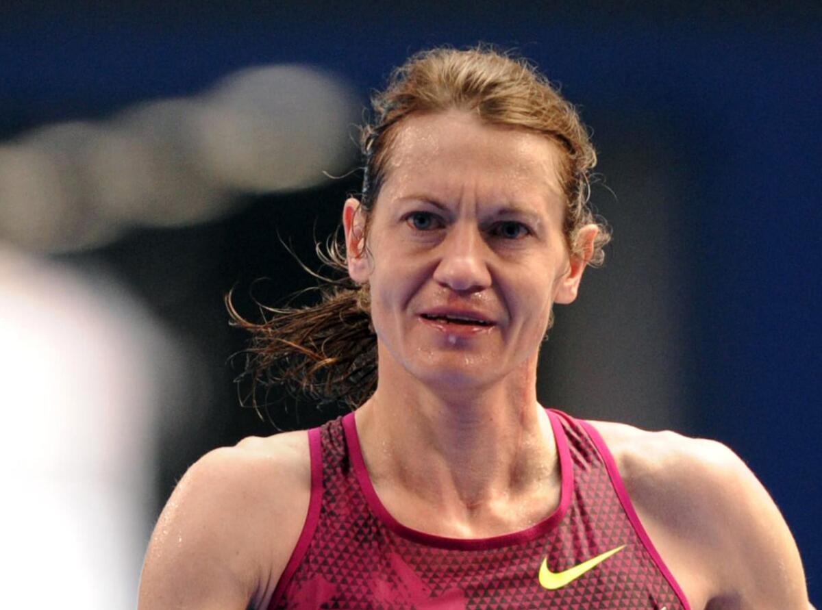 Marathoner Maria Konovalova is one of five Russian athletes suspended by national officials.