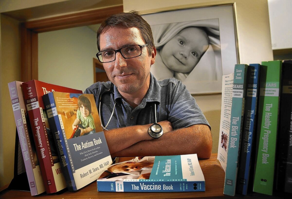 Dr. Robert Sears, author of "The Vaccine Book: Making the Right Decision for Your Child," has become a celebrity among parents who see danger in immunization.