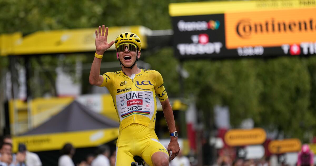 Tadej Pogacar remporte sa cinquième couronne sur le Tour de France