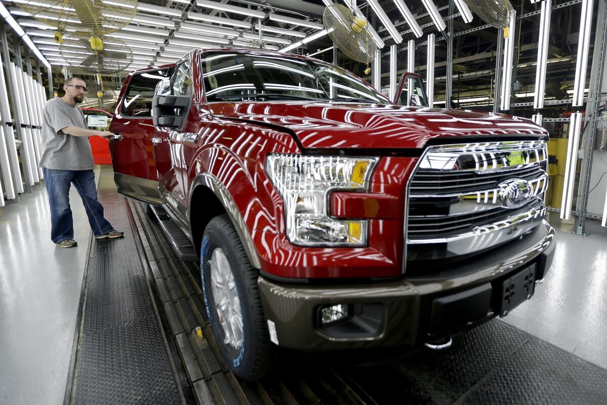 Ford's U.S. sales jumped 5% in August as demand increased for its new F-150 pickup.