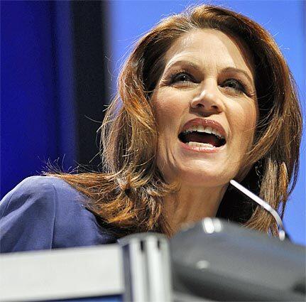 Rep. Michele Bachmann, a "tea party" favorite, used the first major presidential debate of the 2012 campaign to announce that she is formally running for president.