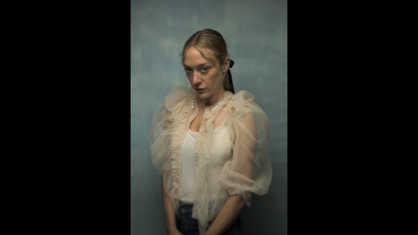 Actress Chloe Sevigny, from the film "Lizzie," photographed in the L.A. Times Studio during the Sundance Film Festival in Park City, Utah, Jan. 20, 2018.