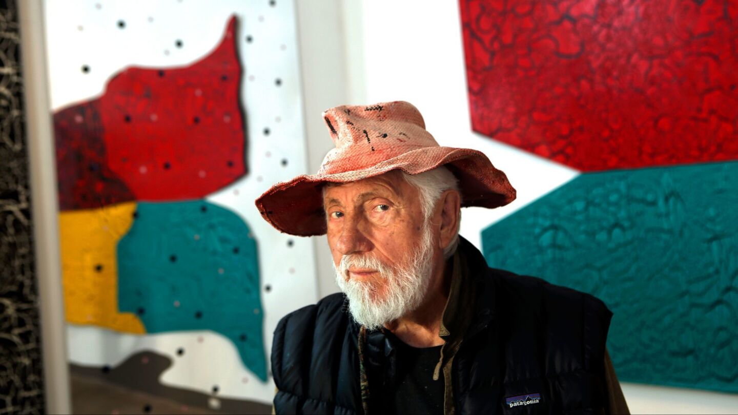 A Los Angeles art world fixture, Ed Moses was one of the city's most productive and experimental artists of the last half-century. Moses formed the "Cool School" of artists — which included Ed Ruscha, Robert Irwin, Larry Bell, Edward Kienholz, John Altoon, Ken Price and Billy Al Bengston — at L.A.'s influential Ferus Gallery in the 1950s and '60s. He was 91.