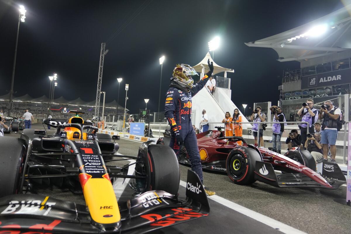 Verstappen on pole for Abu Dhabi's F1 season finale