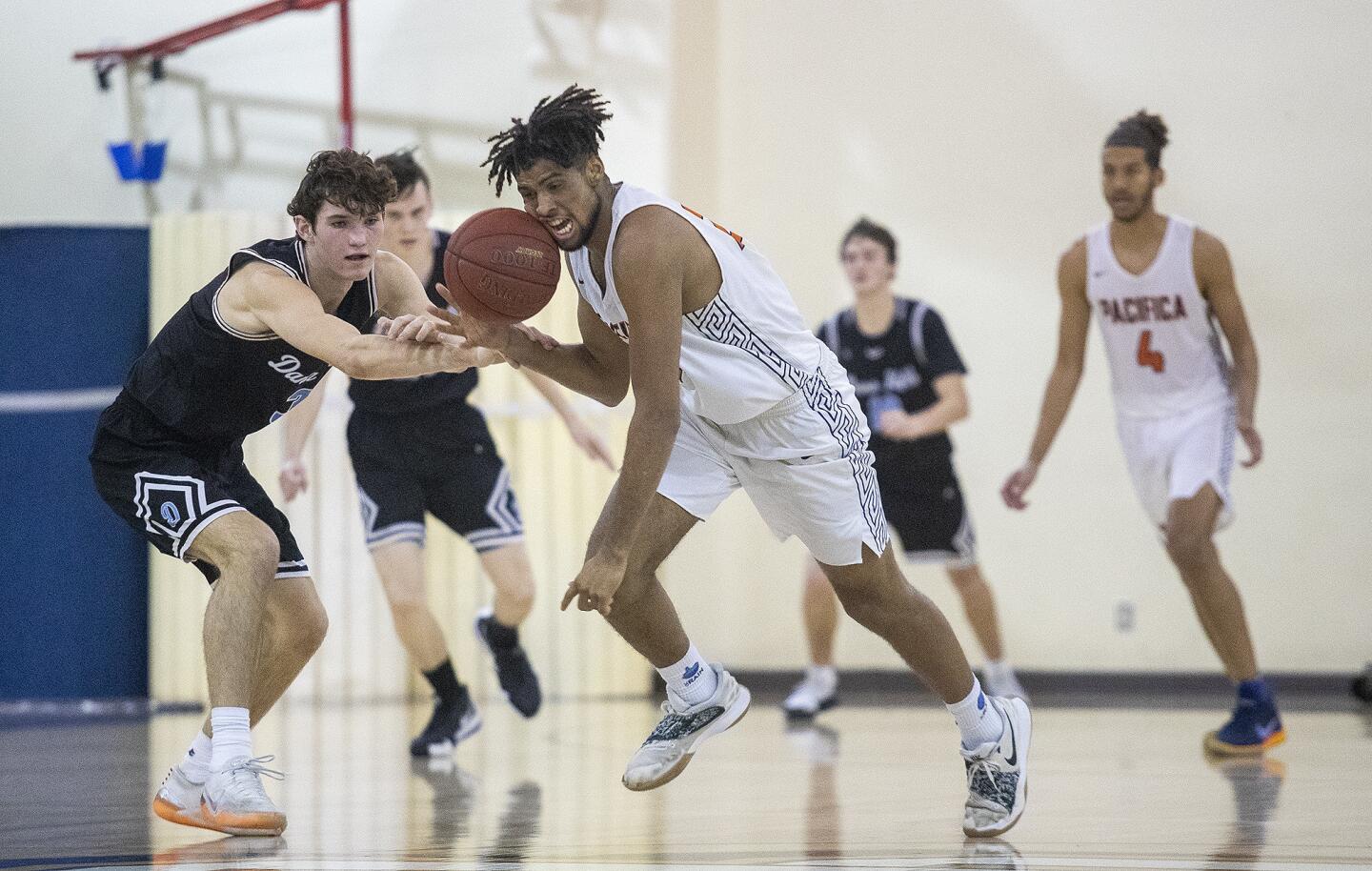 Photo Gallery: Pacifica Christian Orange County vs. Dana Hills in boys’ basketball