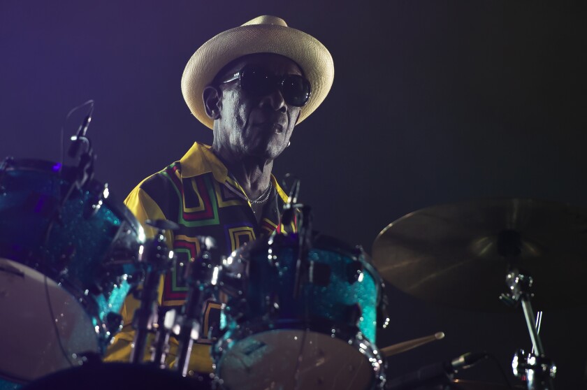 Tony Allen Dies Afrobeat Drummer For Fela Kuti Los Angeles Times