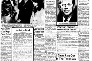 November 23, 1963 Kennedy assassination headline