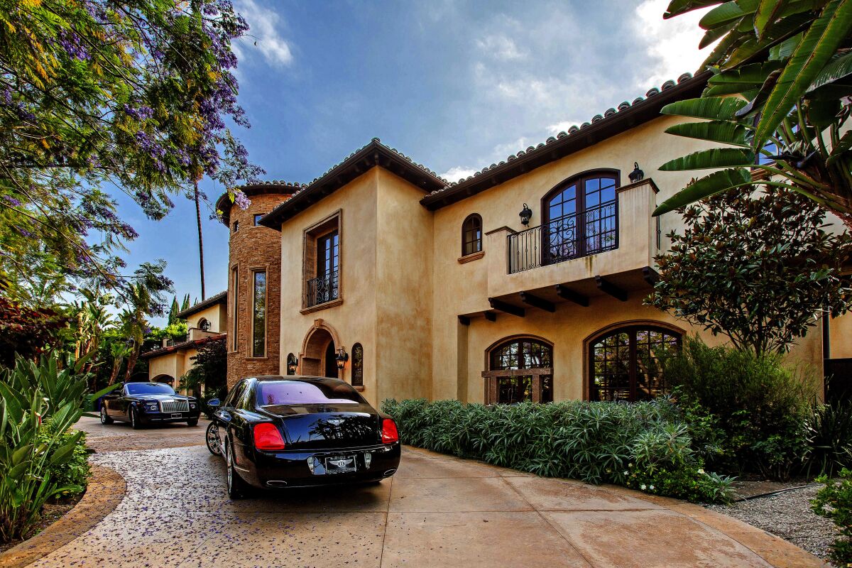Former Dodger Milton Bradley’s home.
