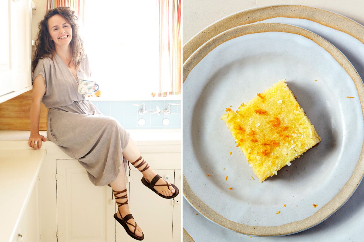 Jess Stephens' creamy, rich "gooey butter cake" squares.