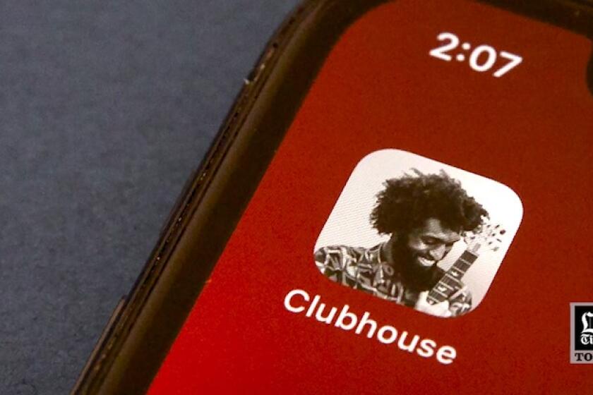 LA Times Today: Clubhouse app explodes in popularity