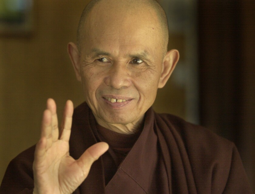 Meet Thich Nhat Hanh The Man Behind Escondido S Famed Deer Park Monastery The San Diego Union Tribune Meet Thich Nhat Hanh The Man Behind Escondido S Famed Deer Park Monastery The San Diego Union Tribune