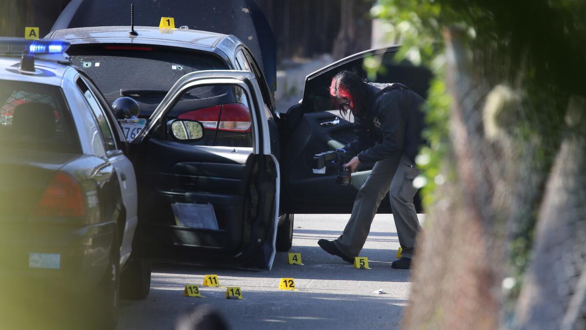 An investigation is underway after a man was shot and killed by Los Angeles County sheriff's deputies early Wednesday morning in South Los Angeles.