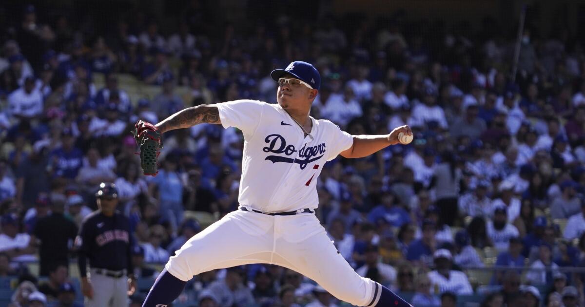 For Julio Urías, winning World Series honors a Dodgers legend - Los Angeles  Times