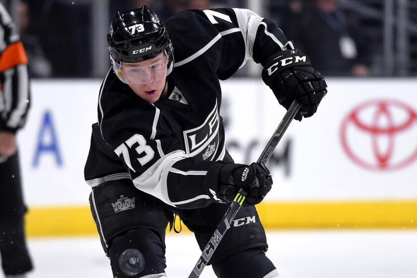 Kings center Tyler Toffoli continues to give the club an offensive spark.