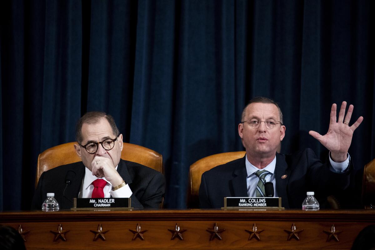 Rep. Jerrold Nadler and Doug Collins