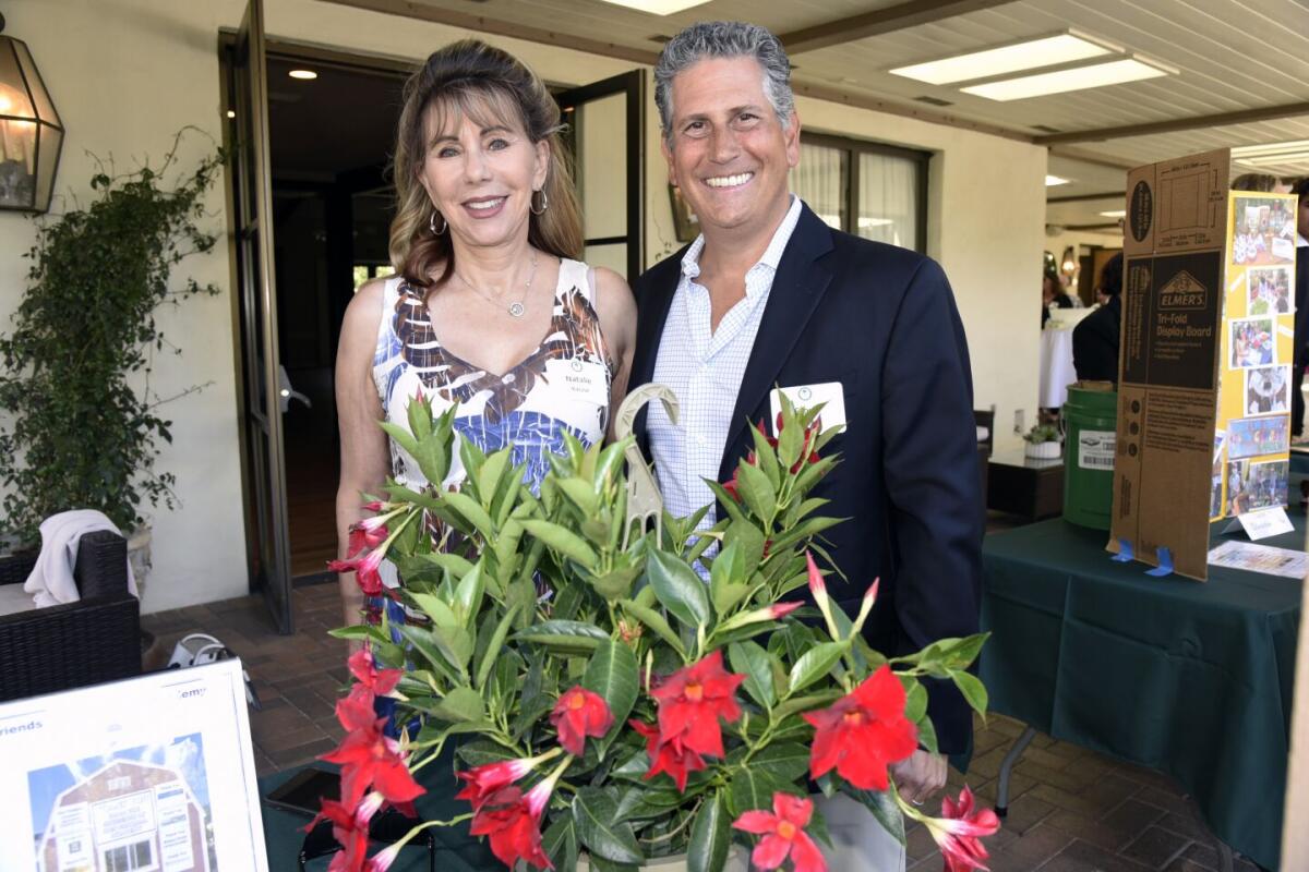 RSF Garden Club Executive Director Natalie Kaczur and President Steve Winters