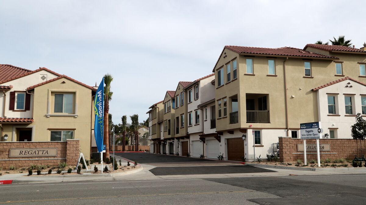 Regatta is a new condo complex in Huntington Beach.