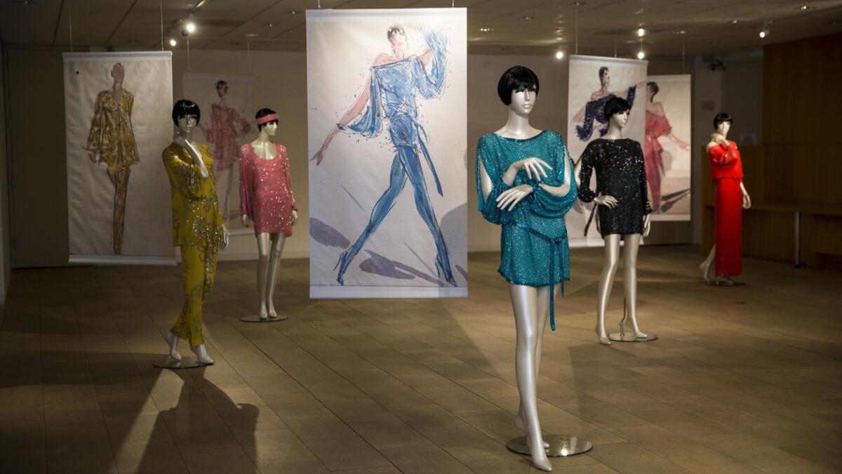 Clothing worn by Liza Minnelli on display at the Paley Center in "Love, Liza: The Exhibit."
