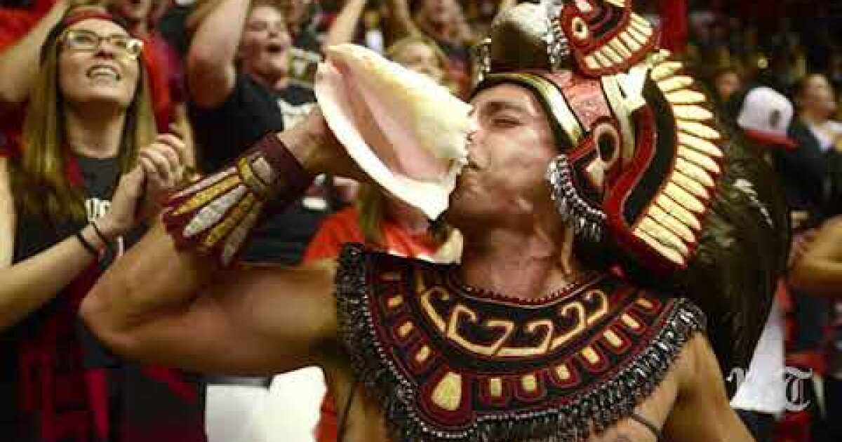 SDSU University Senate approves non-binding resolution to remove Aztec  Warrior mascot - The San Diego Union-Tribune