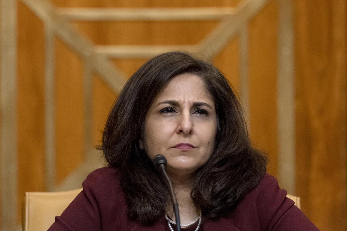 Neera Tanden, President Joe Biden's nominee for Director of the Office of Management and Budget.