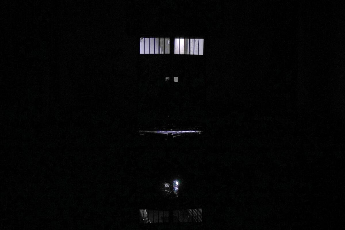 Una puerta de acceso durante una presentación