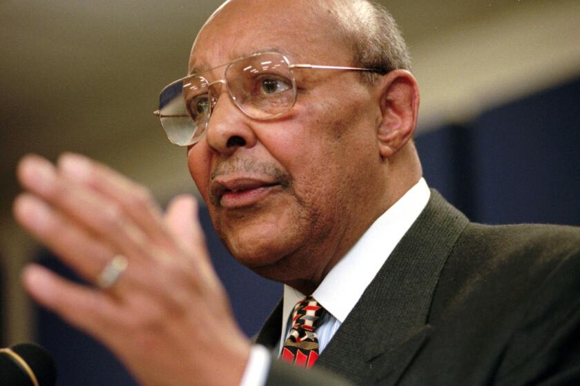 Louis Stokes, shown in 1998, was a 15-term congressman from Ohio.