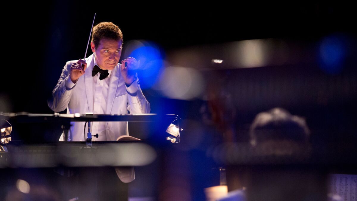 Michael Feinstein in 2014 with Pasadena Pops, whose new season continues to explore the Great American Songbook.