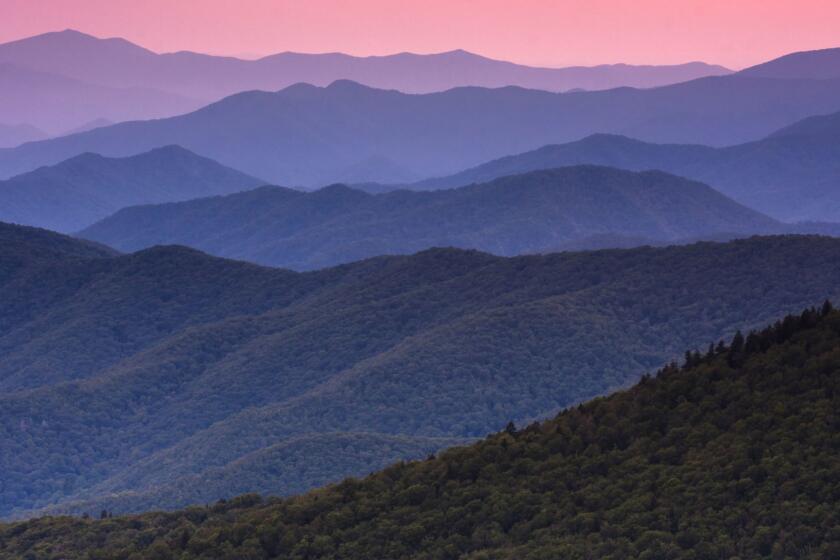 The Great Smoky Mountains in Tennessee at dusk. User Upload Caption: Smoky Mountains. ** OUTS - ELSENT, FPG - OUTS * NM, PH, VA if sourced by CT, LA or MoD **