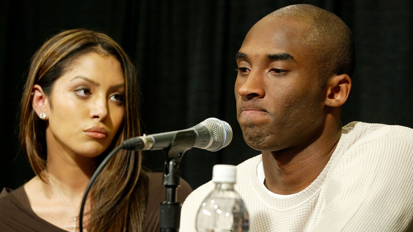Two years after the marriage, Kobe Bryant was accused of sexually assaulting a Colorado woman. During a news conference on July 18, 2003, Kobe Bryant admitted to adultery but denied the accusation. Vanessa Bryant stood by his side.