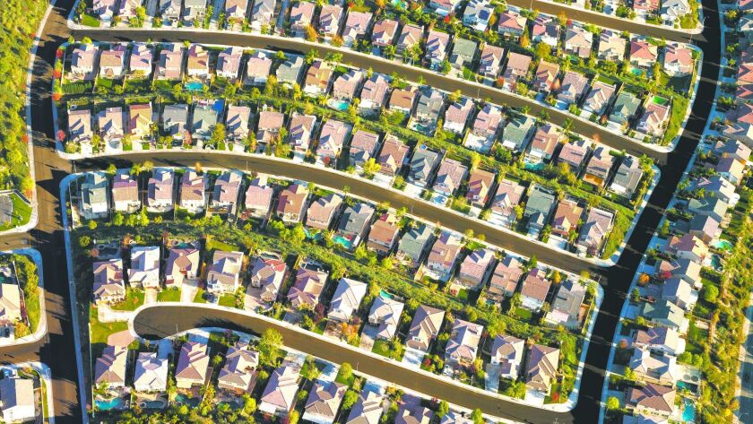 Housing aerial view