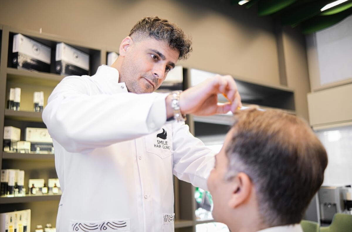 Scenes from Smile Hair Clinic in Instanbul, Turkey