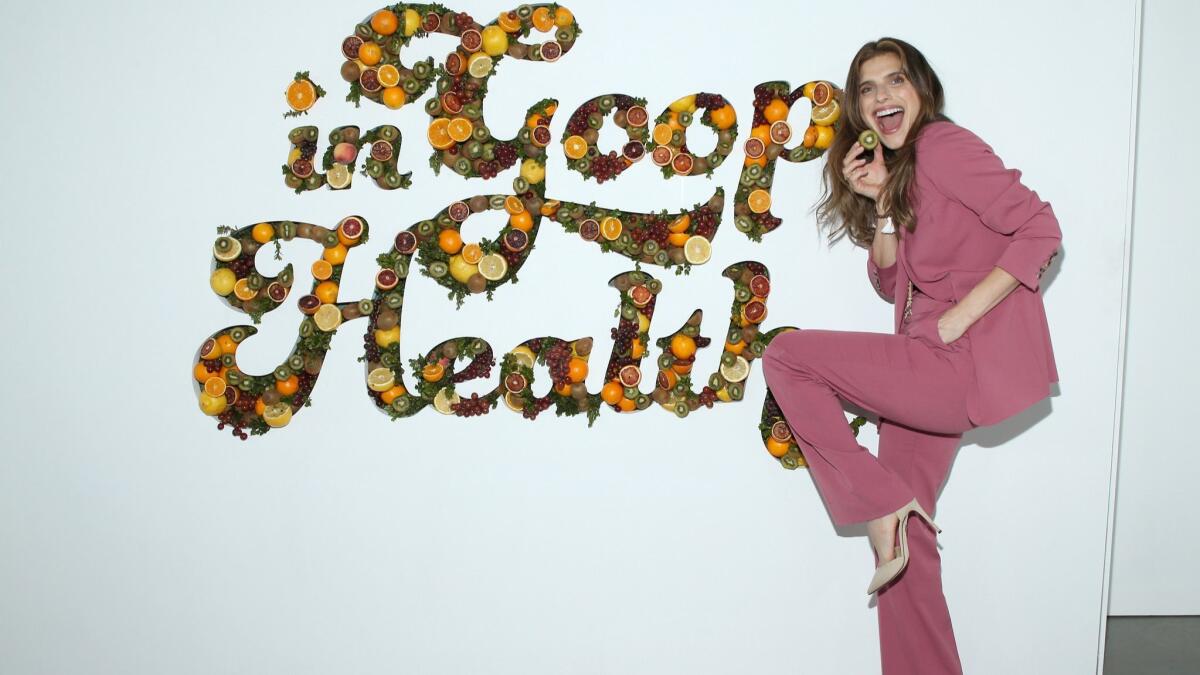 Lake Bell at the In Goop Health summit.