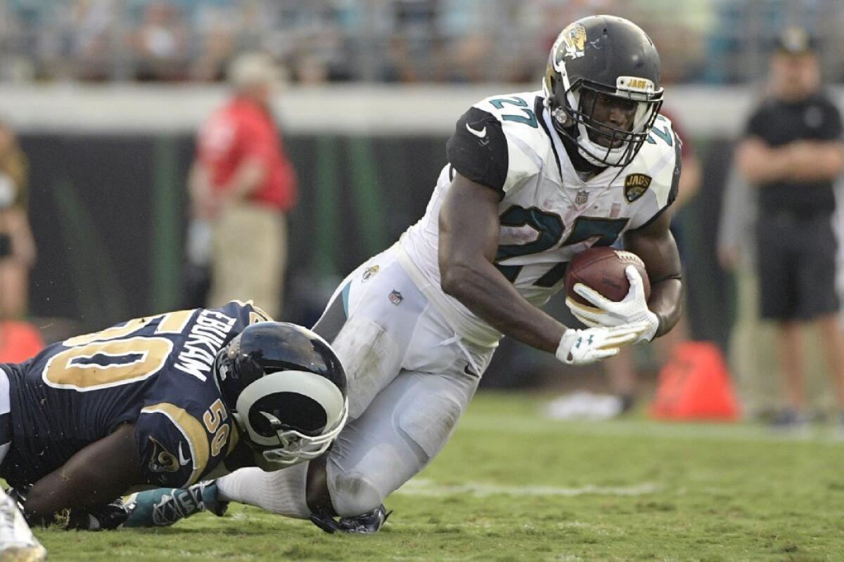 Jaguars running back Leonard Fournette will be inactive for Jacksonville's game against the Cincinnati Bengals on Sunday because of an unspecified violation of team rules.