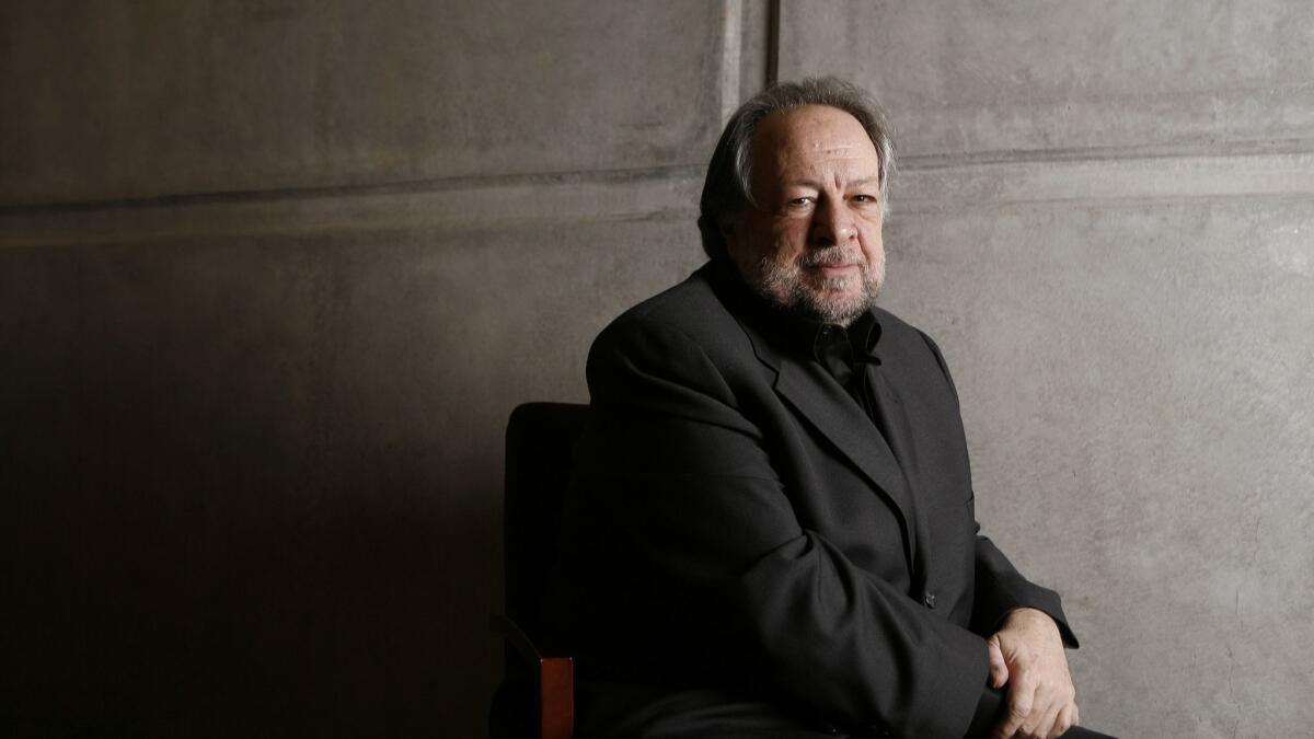 Ricky Jay poses for a portrait at the Geffen Playhouse in Los Angeles.