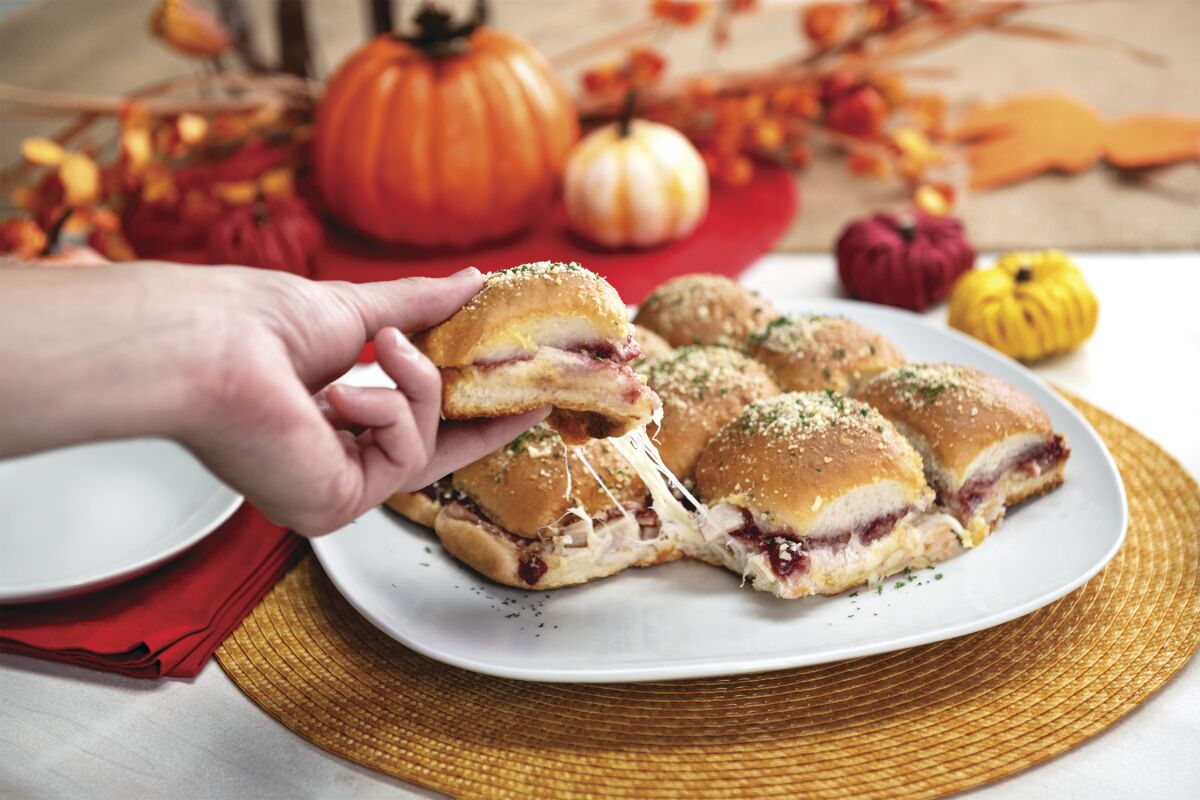 Turkey Cranberry Dinner Rolls are easy to make and easy to share.