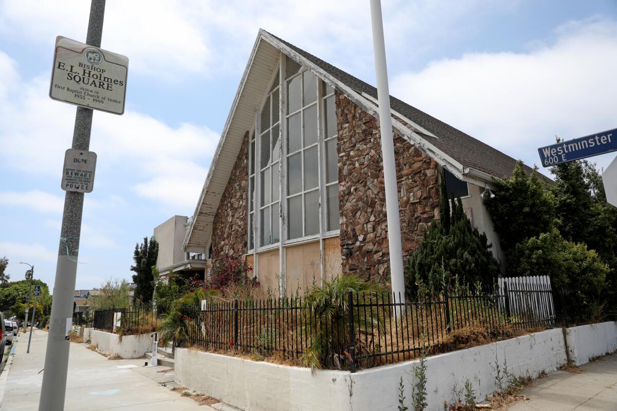 Essential California: A push to protect a historic Black church in Venice - Los  Angeles Times