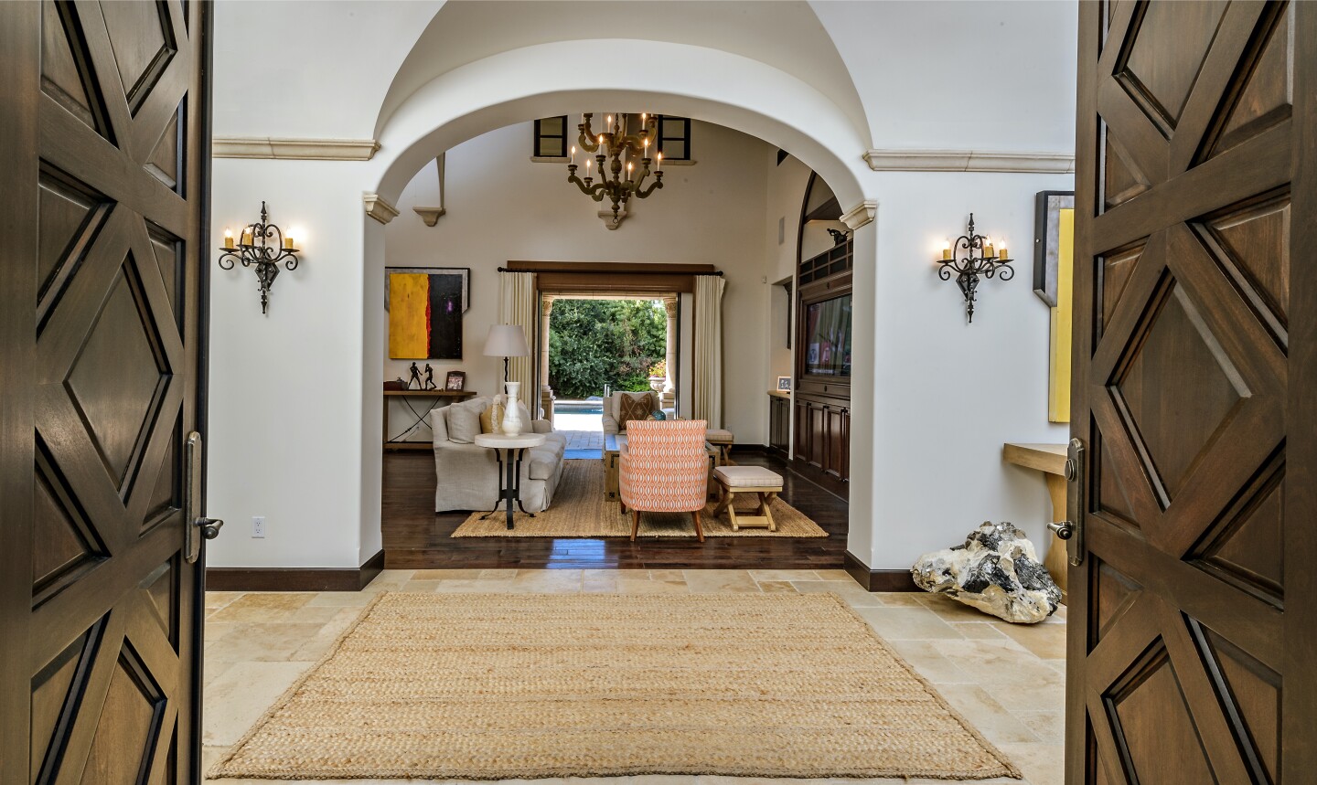 The Mediterranean villa is found in La Quinta's exclusive Madison Club community.