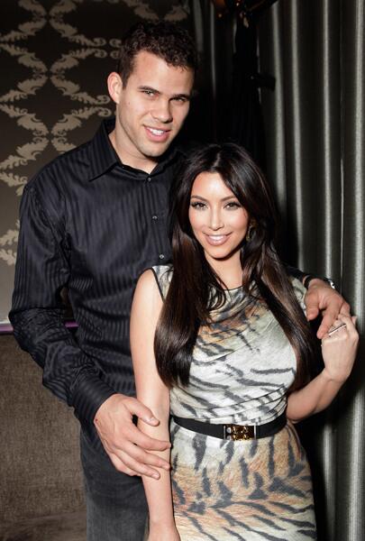 Kris Humphries and Kim Kardashian attend Kevin Hart's 'Laugh At My Pain' Official After Party at Club Nokia on February 18, 2011 in Los Angeles, California.
