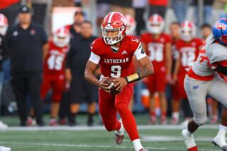 Orange Lutheran quarterback TJ Lateef.